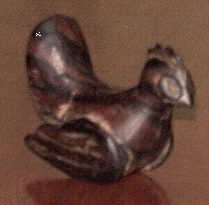 鳥　彫り物